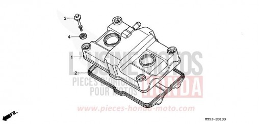 COUVERCLE DE CULASSE CB500R de 1994